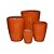 CJ DE VASOS VIETNAMITA - 4 PCS - GG  55X55X69 CM  G  45X45X5 - Imagem 1