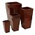 CJ. DE VASOS VIETNAMITA VERMELHO 4 PCS - Imagem 1