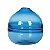 VASO PRAINHA EM VIDRO 19.5CM AZUL - Imagem 1