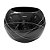 VASO DE VIDRO 15X19CM PRETO - Imagem 1