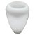 VASO DE VIDRO 11X29CM BRANCO - Imagem 1