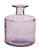 VASO DE VIDRO REDONDO 12CM ROSA - Imagem 1
