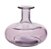 VASO DE VIDRO 12CM ROSA - Imagem 1