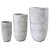 CONJ DE VASOS BRANCO - 3PSC G:43CM X 43CM X 78CM M: 33,5CM X - Imagem 1
