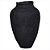 VASO DE CERÂMICA PRETO 25,5CM X 25,5CM X 40CM - Imagem 1