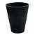 VASO DE FIBER CLAY PRETO - Imagem 1