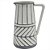 VASO DE CERAMICA CINZA COM DETALHES ETNICOS 17,5CM X 13,5 X - Imagem 1