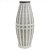 VASO DE CERAMICA CINZA COM DETALHES ETNICOS 18,2CM X 18,2CM - Imagem 1
