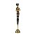 FIGURA DE RESINA- AFRICANA DETALHE DOURADO- 44 CM - Imagem 1