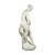 FIGURA DECORATIVA RESINA DAMA BRANCA 13x10x30cm - Imagem 3