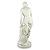 FIGURA DECORATIVA RESINA DAMA BRANCA 13x10x30cm - Imagem 4