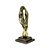FIGURA DECORATIVA METAL PRETA 11x28cm - Imagem 6