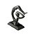 FIGURA DECORATIVA METAL PRETA 14x8x19cm - Imagem 1