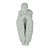 FIGURA DECORATIVA RESINA BRANCA 12x8x21cm - Imagem 1