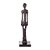 FIGURA DECORATIVA METAL SILHUETA BRONZE 9x32cm - Imagem 1