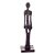 FIGURA DECORATIVA METAL SILHUETA BRONZE 9x32cm - Imagem 4