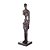 FIGURA DECORATIVA METAL SILHUETA BRONZE 9x35cm - Imagem 3