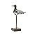 FIGURA DE RESINA- PASSARO COM DETALHES ESPELHADOS-26 CM - Imagem 1