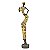 FIGURA DE RESINA- AFRICANA COM CORPO EM S- 56 CM - Imagem 1