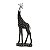 FIGURA DECORATIVA DE RESINA - GIRAFA - Imagem 1