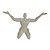 FIGURA DECORATIVA  - ATLETA  - 33X12X26 CM - Imagem 1