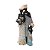 FIGURA DECORATIVA POLIRESINA AFRICANA DECORADO 12x8x31cm - Imagem 1