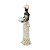 FIGURA DECORATIVA POLIRESINA AFRICANA DECORADO 10x7x32cm - Imagem 2