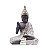 FIGURA DECORATIVA POLIRESINA BUDA DECORADO 15x9x21cm - Imagem 3