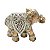 FIGURA DECORATIVA POLIRESINA ELEFANTE DOURADO 12x5x10cm - Imagem 1