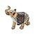 FIGURA DECORATIVA POLIRESINA ELEFANTE DOURADO 12x5x13cm - Imagem 4