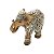 FIGURA DECORATIVA POLIRESINA ELEFANTE DOURADO 16x6x13cm - Imagem 4