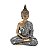 FIGURA DECORATIVA RESINA BUDA SENTADO 15x9x22cm - Imagem 2