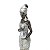 FIGURA DECORATIVA RESINA AFRICANA 7x7x33cm - Imagem 4