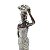 FIGURA DECORATIVA RESINA AFRICANA 7x7x29cm - Imagem 4