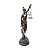 FIGURA DECORATIVA RESINA DAMA JUSTIÇA 16x16x54cm - Imagem 4