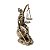 FIGURA DECORATIVA RESINA DAMA JUSTIÇA 17x15x35cm - Imagem 4
