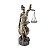 FIGURA DECORATIVA RESINA DAMA JUSTIÇA 17x15x35cm - Imagem 1