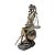 FIGURA DECORATIVA RESINA DAMA JUSTIÇA 17x15x35cm - Imagem 3