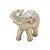 FIGURA DECORATIVA POLIRESINA ELEFANTE 13x7x12cm - Imagem 4