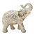 FIGURA DECORATIVA POLIRESINA ELEFANTE 13x7x12cm - Imagem 1
