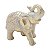 FIGURA DECORATIVA POLIRESINA ELEFANTE 13x7x12cm - Imagem 2