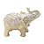FIGURA DECORATIVA POLIRESINA ELEFANTE 18x9x16cm - Imagem 1