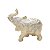 FIGURA DECORATIVA POLIRESINA ELEFANTE 18x9x18cm - Imagem 4