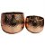 CONJ DE CACHEPOTS ROSE DE CERAMICA - Imagem 1
