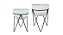 KIT CACHEPOT DE PISO EM CIMEN C SUP EM MET - 2 PCS - Imagem 2