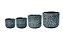 KIT CACHEPOT DE PISO EM CIMENTO - 4 PCS - Imagem 3