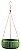 KIT CACHEPOT PENDENTE EM CIMENTO - 2 PCS - Imagem 1