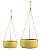 KIT CACHEPOT PENDENTE EM CIMENTO - 2 PCS - Imagem 2