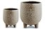 KIT CACHEPOT EM CERAMICA - 2 PCS - Imagem 2