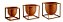 KIT CACHEPOT TERRAC EM METAL COM SUPORTE - 3 PCS - Imagem 10